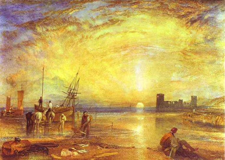 J.M.W. Turner Flint Castle oil painting image